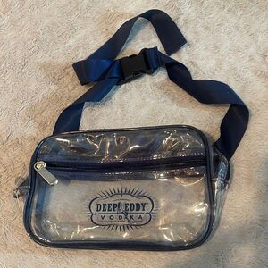 Deep Eddy Vodka clear waist bag